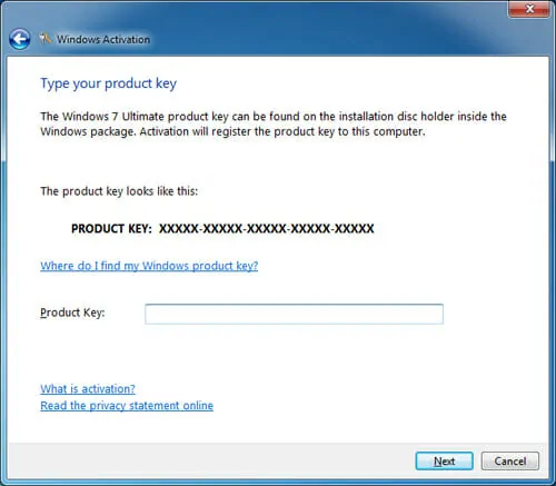 Windows 7 enterprise 64 bit product key free